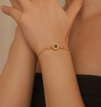 Kinds Of I Love You Language Bracelets Made Of Birthstone