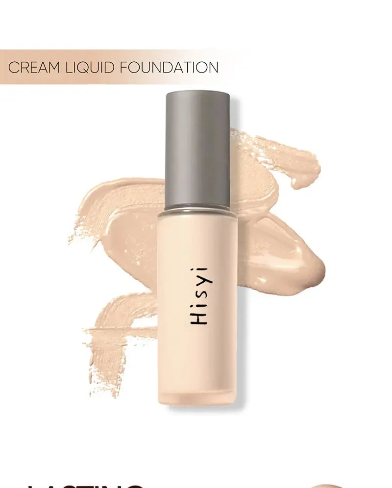 Liquid foundation naturally brightens makeup, it's not easy to get stuck. Powder isolation bb cream, plain face cream, concealer