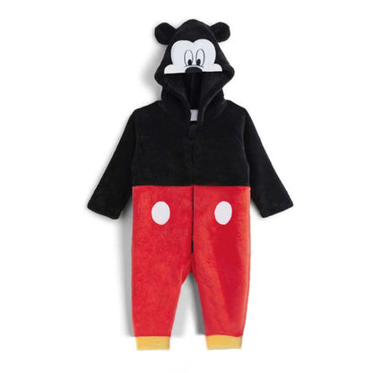 0-2Y Warm Fleece Baby Rompers – Adorable Animal Design for Boys & Girls