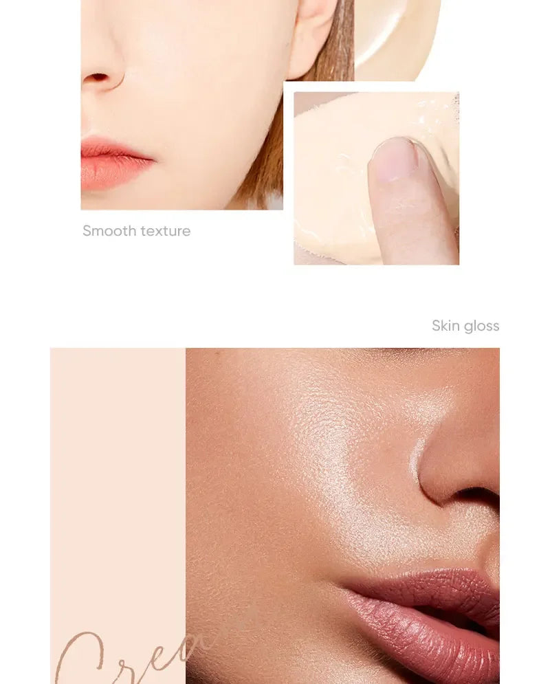 Liquid foundation naturally brightens makeup, it's not easy to get stuck. Powder isolation bb cream, plain face cream, concealer