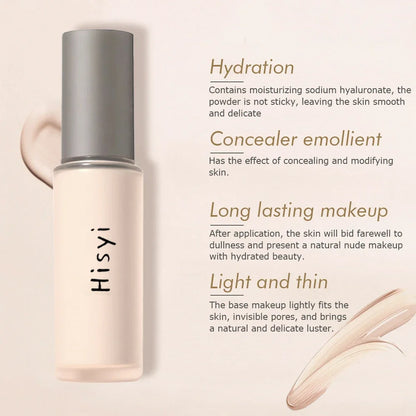 Liquid foundation naturally brightens makeup, it's not easy to get stuck. Powder isolation bb cream, plain face cream, concealer