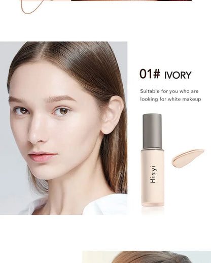 Liquid foundation naturally brightens makeup, it's not easy to get stuck. Powder isolation bb cream, plain face cream, concealer