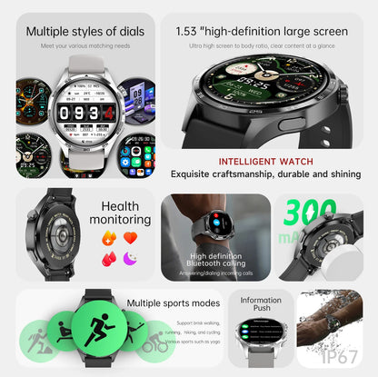 Montre Connectée HUAWEI GT5 Pro GPS NFC - Écran AMOLED 360x360, Appels Bluetooth, Suivi Cardiaque, Étanche IP67 - Smartwatch Homme 2024