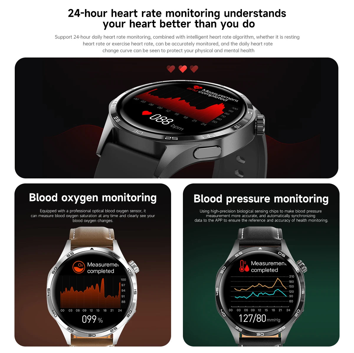 Montre Connectée HUAWEI GT5 Pro GPS NFC - Écran AMOLED 360x360, Appels Bluetooth, Suivi Cardiaque, Étanche IP67 - Smartwatch Homme 2024