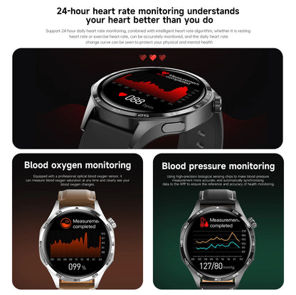 Montre Connectée HUAWEI GT5 Pro GPS NFC - Écran AMOLED 360x360, Appels Bluetooth, Suivi Cardiaque, Étanche IP67 - Smartwatch Homme 2024