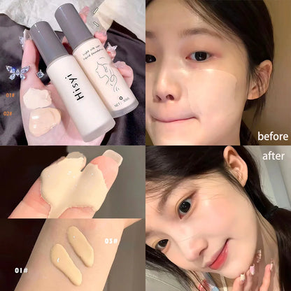 Liquid foundation naturally brightens makeup, it's not easy to get stuck. Powder isolation bb cream, plain face cream, concealer