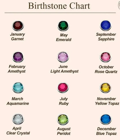 Kinds Of I Love You Language Bracelets Made Of Birthstone