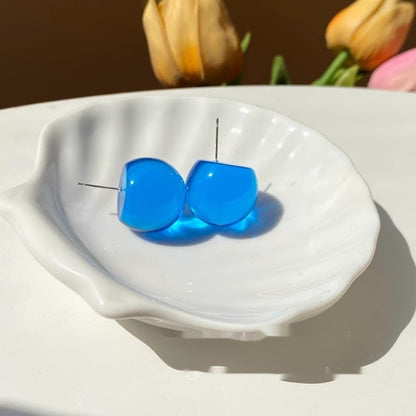 Colorful Bubble Stud Earrings Female Earrings